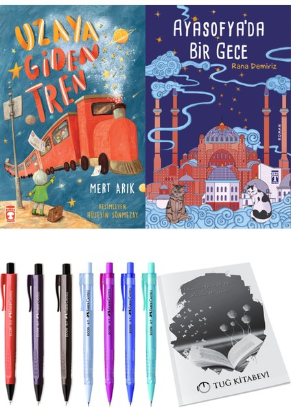 Ayasofya'da Bir Gece ve Uzaya Giden Tren 2li Set + Hediyeli