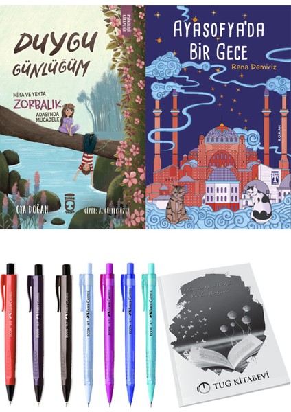 Ayasofya'da Bir Gece ve Duygu Günlüğüm Mira ve Yekta Zorbalık Adası'nda Mücadele 2li Set + Hediyeli