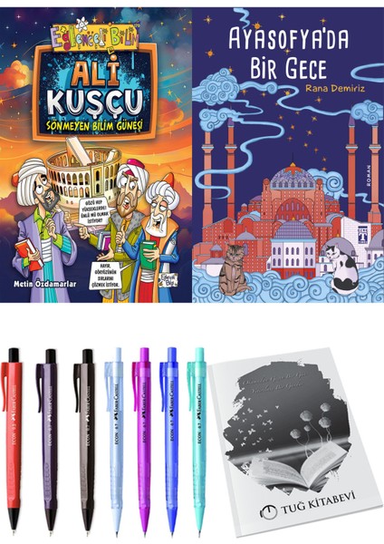 Ayasofya'da Bir Gece ve Ali Kuşçu Sönmeyen Bilim Güneşi 2li Set + Hediyeli