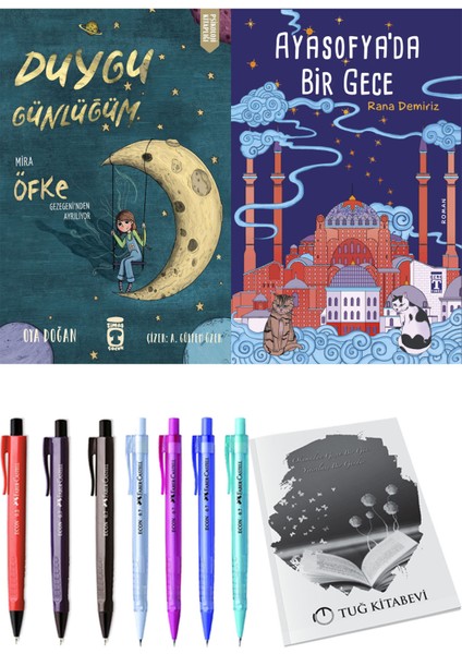 Ayasofya'da Bir Gece ve Duygu Günlüğüm Mira Öfke Gezegeni'nden Ayrılıyor 2li Set + Hediyeli
