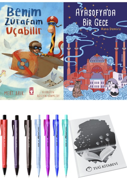 Ayasofya'da Bir Gece ve Benim Zürafam Uçabilir 2li Set + Hediyeli