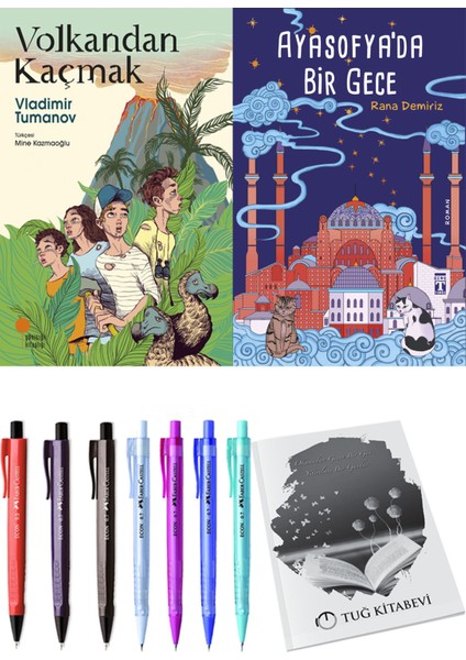 Ayasofya'da Bir Gece ve Volkandan Kaçmak 2li Set + Hediyeli