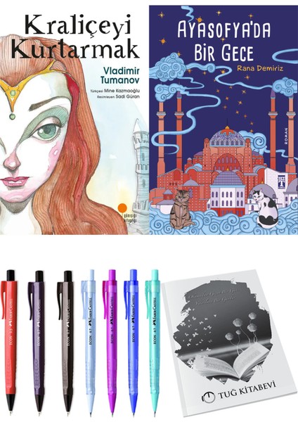 Ayasofya'da Bir Gece ve Kraliçeyi Kurtarmak 2li Set + Hediyeli