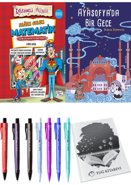 Ayasofya'da Bir Gece ve Sağım Solum Matematik 2li Set + Hediyeli