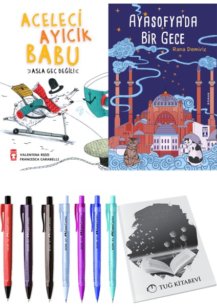 Ayasofya'da Bir Gece ve Aceleci Ayıcık Babu Asla Geç Değil 2li Set