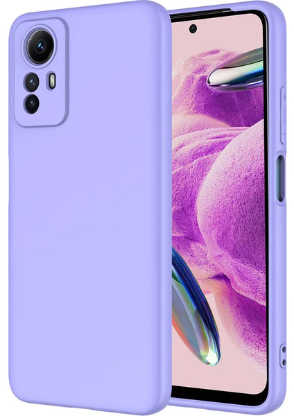 Xiaomi Redmi Note 12S Kılıf Zore Mara Lansman Kapak-Lila