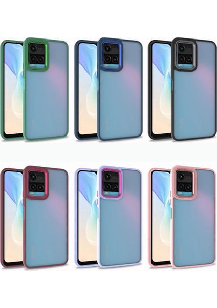 Vivo Y21S Kılıf Flora Kapak-Yeşil