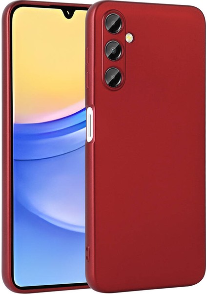Galaxy A15 Kılıf Zore Premier Silikon Kapak-Kırmızı