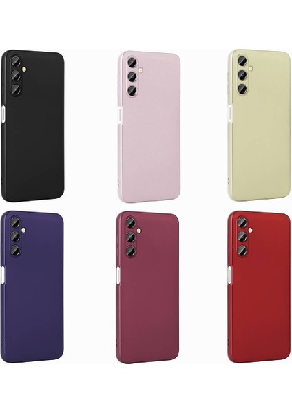 Galaxy A15 Kılıf Zore Premier Silikon Kapak-Kırmızı