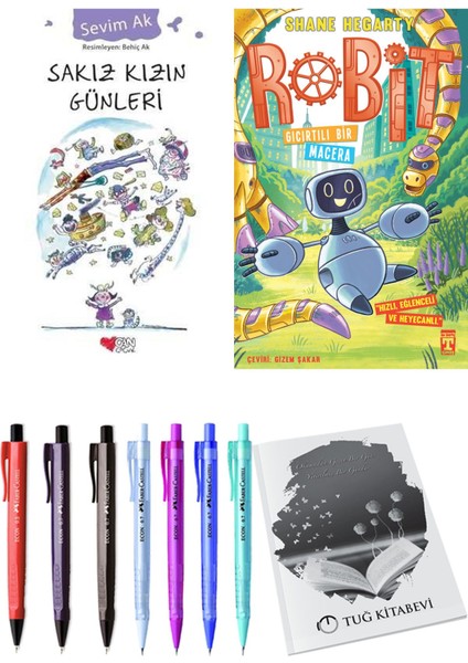 Robit 3 Gıcırtılı Bir Macera ve Sakız Kızın Günleri 2'li Set - Kalem