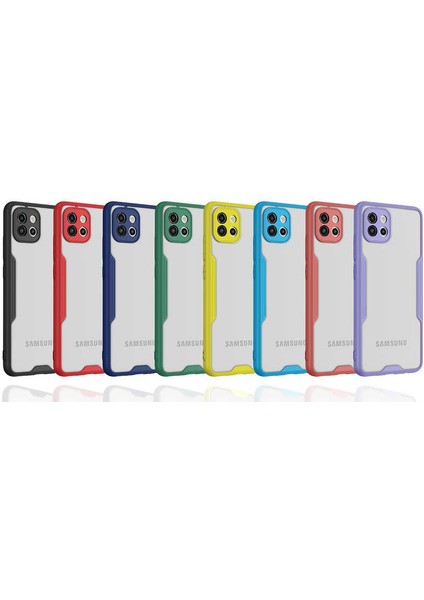 Galaxy A03 Kılıf Parfe Kapak-Siyah