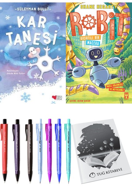 Robit 3 Gıcırtılı Bir Macera ve Kar Tanesi 2'li Set - Kalem