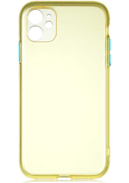 Apple iPhone 11 Uyumlu Bistro Kapak - Sarı