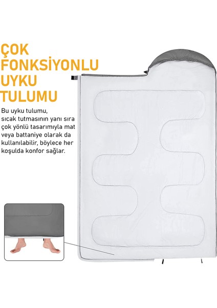 Uyku Tulumu, Yetişkinler, Çocuklar Için Kamp Uyku Tulumu, Yazlık, Kışlık Uyku Tulumu Kırmızı