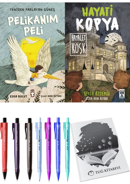 Hayati Kopya Hayalet Köşk ve Yeniden Parlayan Güneş Pelikanım Peli 2'li Set - Kalem