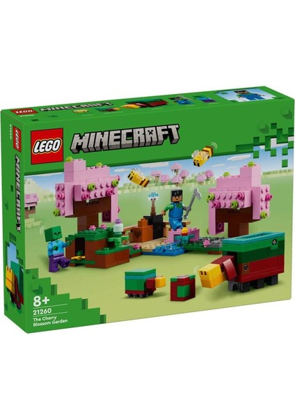Nessiworld 21260 LEGO Minecraft Kiraz Çiçeği Bahçesi 304 Parça +8 Yaş