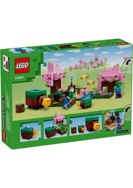 Nessiworld 21260 LEGO Minecraft Kiraz Çiçeği Bahçesi 304 Parça +8 Yaş