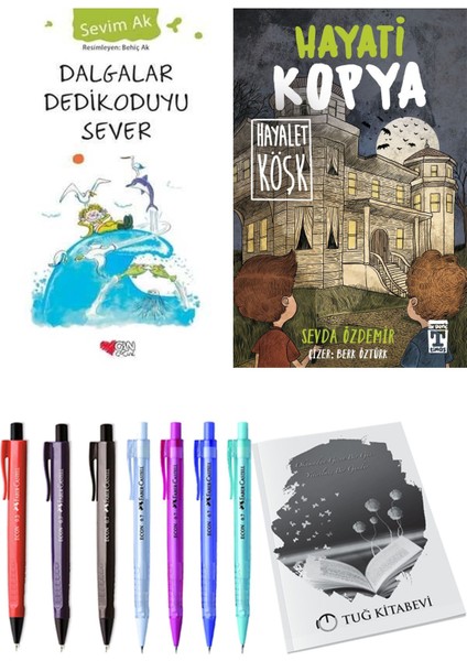 Hayati Kopya Hayalet Köşk ve Dalgalar Dedikoduyu Sever 2'li Set - Kalem