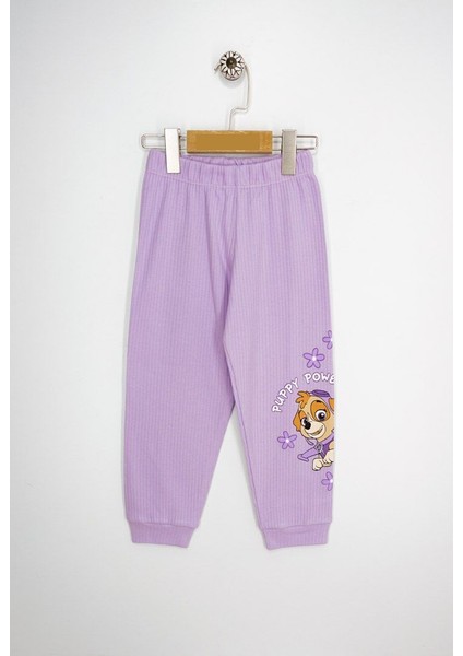 Paw Patrol Kız Çocuk Fitilli Pijama Takımı