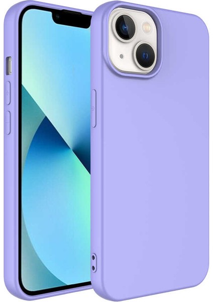 iPhone 14 Plus Uyumlu Mara Lansman Kapak-Lila indirimleri