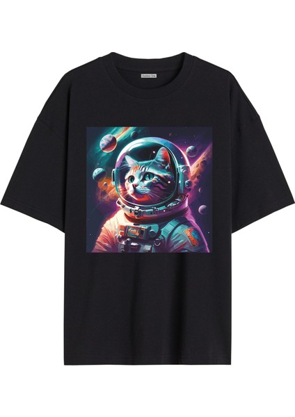 Karısık Tshirt Tasarımı Ön Baskılı T-Shirt Bisiklet Yaka Siyah Unisex Tişört KARISIK31