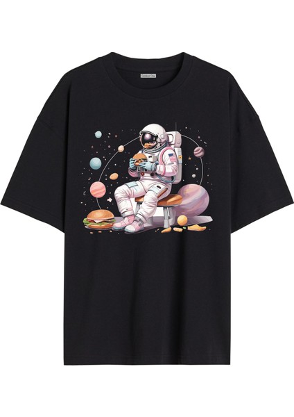 Karısık Tshirt Tasarımı Ön Baskılı T-Shirt Bisiklet Yaka Siyah Unisex Tişört KARISIK24
