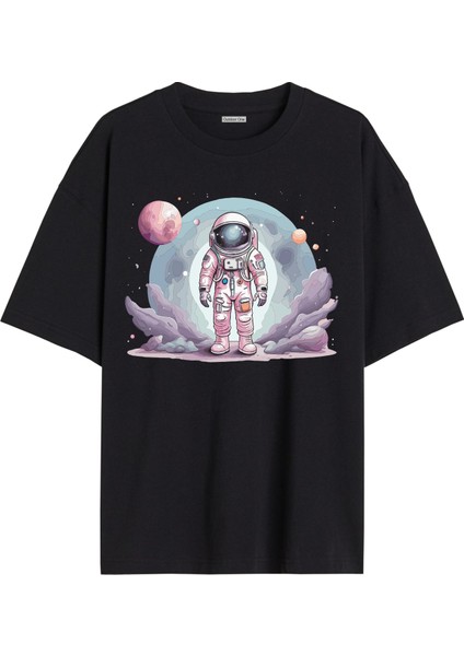 Karısık Tshirt Tasarımı Ön Baskılı T-Shirt Bisiklet Yaka Siyah Unisex Tişört KARISIK27
