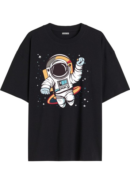 Karısık Tshirt Tasarımı Ön Baskılı T-Shirt Bisiklet Yaka Siyah Unisex Tişört KARISIK17