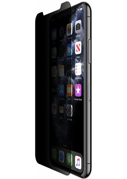 iPhone Xs Max Uyumlu Privacy Mat Hayalet Nano Ekran Koruyucu