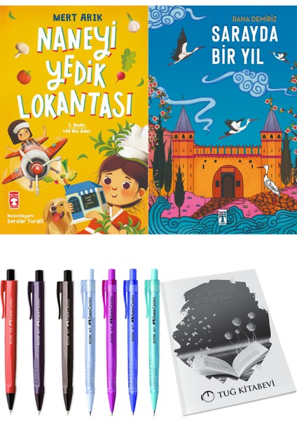 Sarayda Bir Yıl ve Naneyi Yedik Lokantası 2'li Set - Kalem