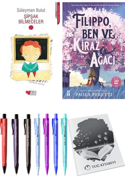 Filippo, Ben ve Kiraz Ağacı ve Şipşak Bilmeceler 1 2'li Set - Kalem