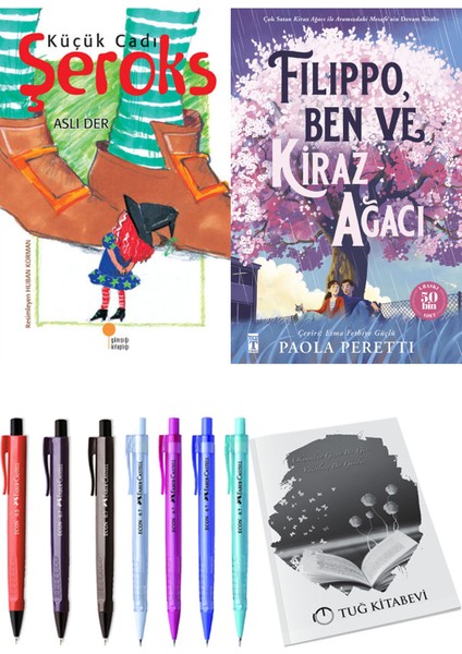 Filippo, Ben ve Kiraz Ağacı ve Küçük Cadı Şeroks 2'li Set - Kalem