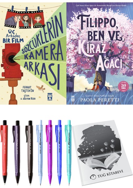 Filippo, Ben ve Kiraz Ağacı ve Sözcüklerin Kamera Arkası 2'li Set - Kalem
