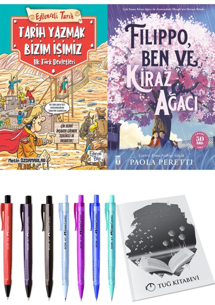 Filippo, Ben ve Kiraz Ağacı ve Tarih Yazmak Bizim İşimiz 2'li Set - Kalem