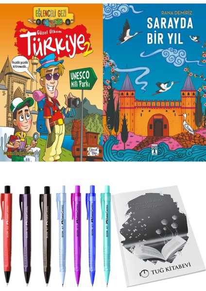 Sarayda Bir Yıl ve Güzel Ülkem Türkiye 2 2'li Set - Kalem