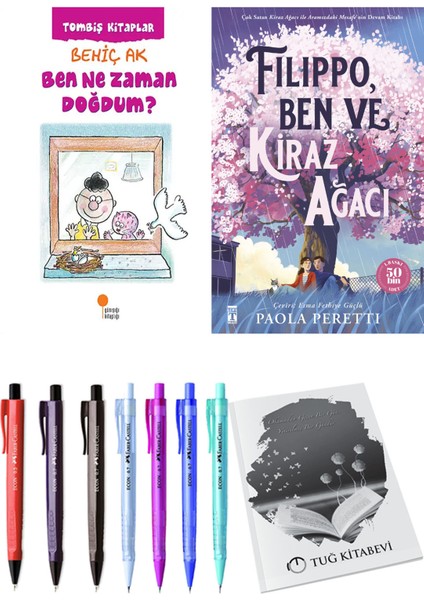 Filippo, Ben ve Kiraz Ağacı ve Ben Ne Zaman Doğdum? 2'li Set - Kalem