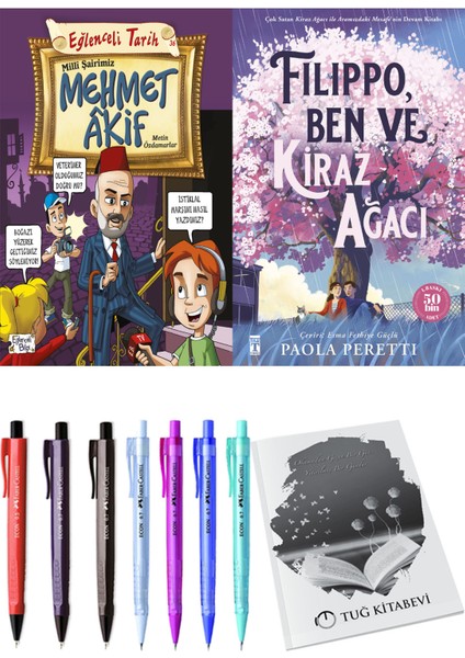 Filippo, Ben ve Kiraz Ağacı ve Milli Şairimiz Mehmet Akif 2'li Set - Kalem