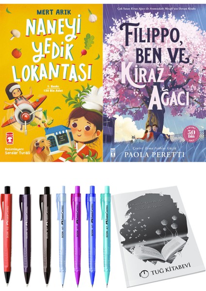 Filippo, Ben ve Kiraz Ağacı ve Naneyi Yedik Lokantası 2'li Set - Kalem
