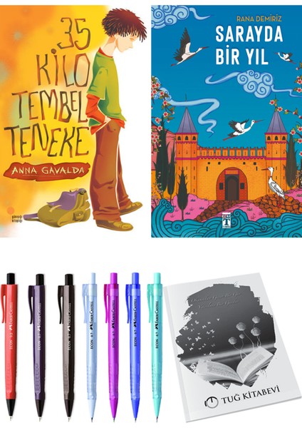 Sarayda Bir Yıl ve 35 Kilo Tembel Teneke 2'li Set - Kalem