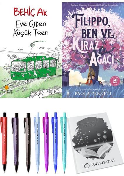 Filippo, Ben ve Kiraz Ağacı ve Eve Giden Küçük Tren 2'li Set - Kalem