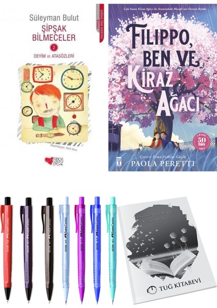 Filippo, Ben ve Kiraz Ağacı ve Şipşak Bilmeceler 2 2'li Set - Kalem