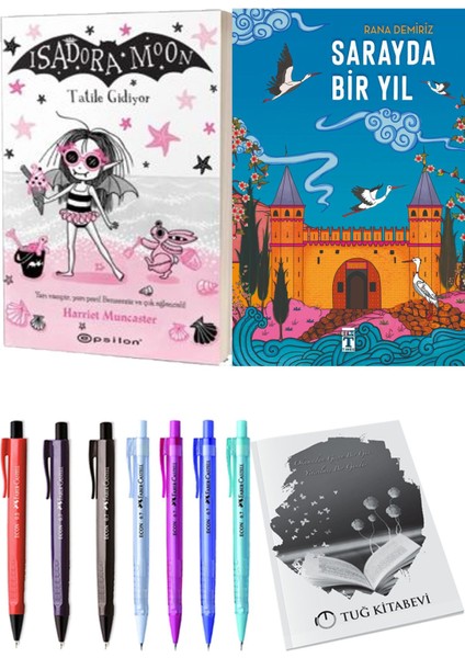 Sarayda Bir Yıl ve Isadora Moon 11 Tatile Gidiyor 2'li Set - Kalem