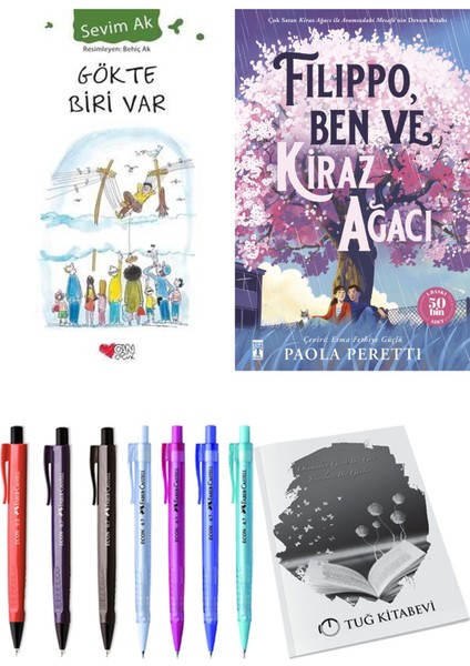 Filippo, Ben ve Kiraz Ağacı ve Gökte Biri Var 2'li Set - Kalem