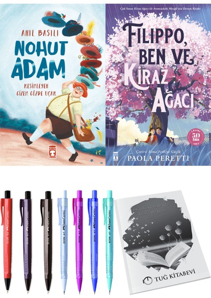 Filippo, Ben ve Kiraz Ağacı ve Nohut Adam 2'li Set - Kalem