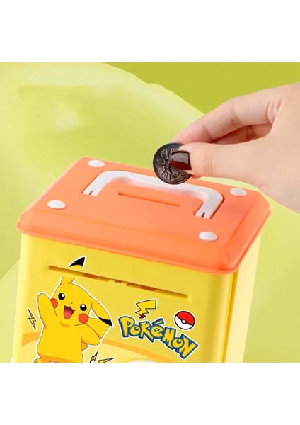 Şifreli Parmak Izi Butonlu Sarı Atm Kumbara fiyatları