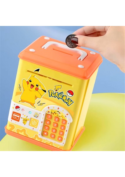 Şifreli Parmak Izi Butonlu Sarı Atm Kumbara fırsatları