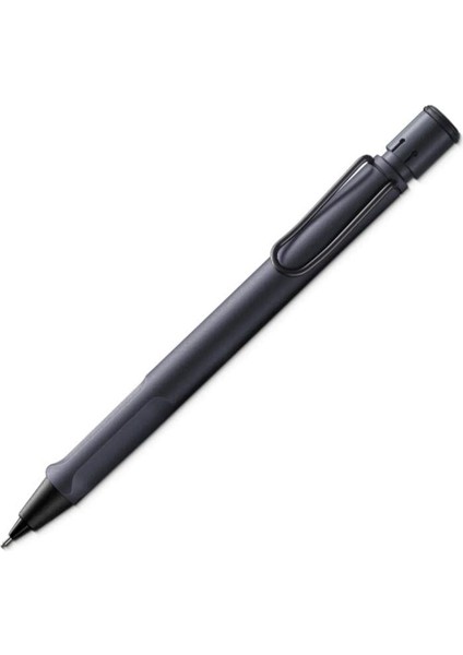 Safari Tükenmez Kalem Metal Klips Steel Black