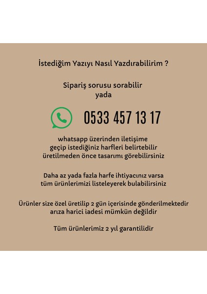 İsimli Masa Lambası 3 Harf – Kişiye Özel Şık Tasarım İsim , Marka Yada Motto - Kırmızı