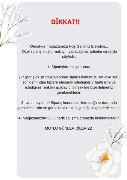 Handmade Punch Isimlik, Bebek Hediyesi, Çocuk Odası Süsü, Doğum Hediyesi, Duvar Süsü, (7 Harfli)