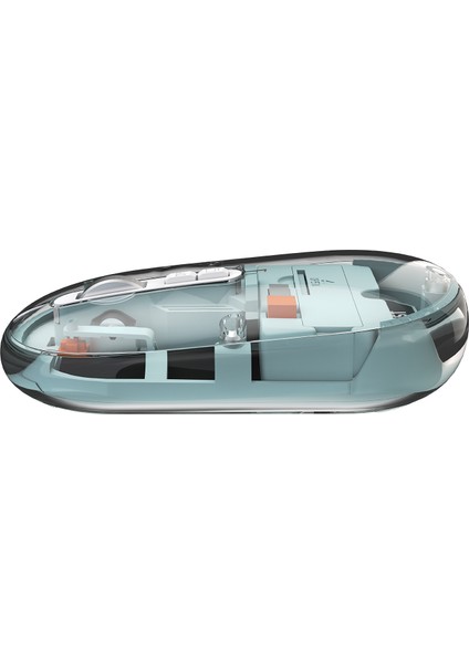 SM-BT29 Glassy Mavi Transparan 2in1 Bluetooth ve 2.4ghz Kablosuz Mouse